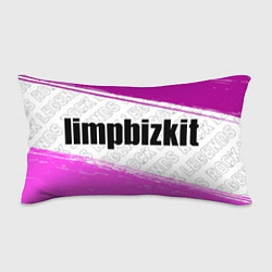 Подушка-антистресс Limp Bizkit rock legends: надпись и символ, цвет: 3D-принт