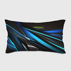 Подушка-антистресс Cyberpunk 2077 phantom liberty black blue abstract