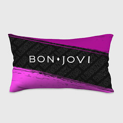 Подушка-антистресс Bon Jovi rock legends: надпись и символ, цвет: 3D-принт