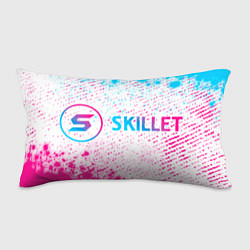 Подушка-антистресс Skillet neon gradient style: надпись и символ, цвет: 3D-принт