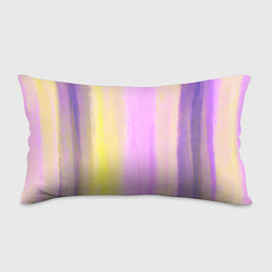 Подушка-антистресс Акварельный градиент желто- розовый, цвет: 3D-принт
