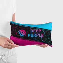 Подушка-антистресс Deep Purple - neon gradient: надпись и символ, цвет: 3D-принт — фото 2
