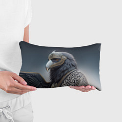 Подушка-антистресс Ворон викинг, цвет: 3D-принт — фото 2