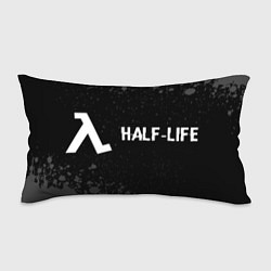 Подушка-антистресс Half-Life glitch на темном фоне: надпись и символ