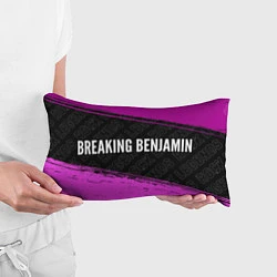 Подушка-антистресс Breaking Benjamin rock legends: надпись и символ, цвет: 3D-принт — фото 2