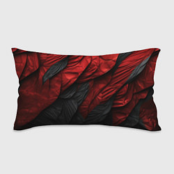 Подушка-антистресс Red black texture, цвет: 3D-принт