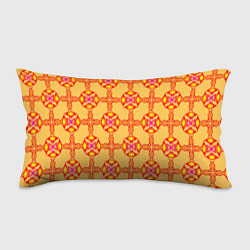 Подушка-антистресс Желто-оранжевый мотив, цвет: 3D-принт