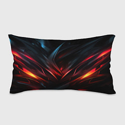 Подушка-антистресс Black red abstract, цвет: 3D-принт