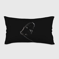 Подушка-антистресс Хищник на черном фоне, цвет: 3D-принт