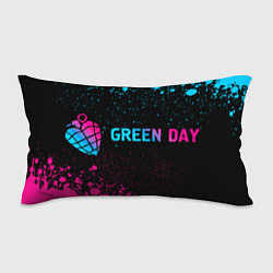 Подушка-антистресс Green Day - neon gradient: надпись и символ