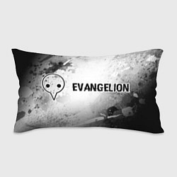 Подушка-антистресс Evangelion glitch на светлом фоне: надпись и симво, цвет: 3D-принт
