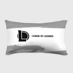 Подушка-антистресс League of Legends glitch на светлом фоне: надпись