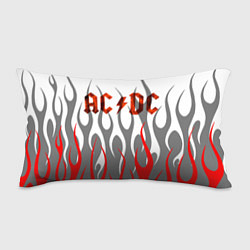 Подушка-антистресс Acdc пламя, цвет: 3D-принт