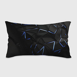 Подушка-антистресс Black texture neon line, цвет: 3D-принт