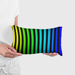 Подушка-антистресс Цветные полоски, цвет: 3D-принт — фото 2