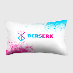 Подушка-антистресс Berserk neon gradient style: надпись и символ