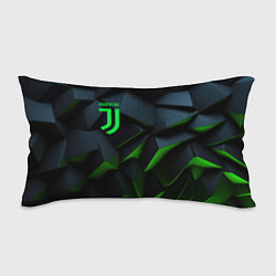 Подушка-антистресс Juventus black green logo, цвет: 3D-принт