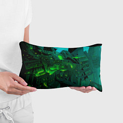Подушка-антистресс Зелёный город, цвет: 3D-принт — фото 2