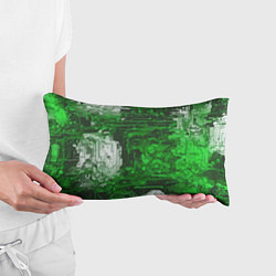 Подушка-антистресс Киберпанк заражение зелёное, цвет: 3D-принт — фото 2