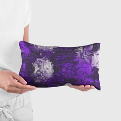 Подушка-антистресс Киберпанк заражение фиолетовое, цвет: 3D-принт — фото 2