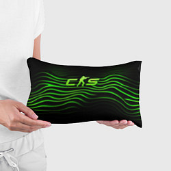 Подушка-антистресс CS2 green logo, цвет: 3D-принт — фото 2