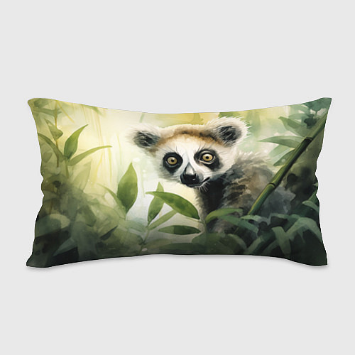 Подушка-антистресс Лемур акварель / 3D-принт – фото 2