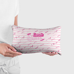 Подушка-антистресс Lash queen - pink Barbie pattern, цвет: 3D-принт — фото 2