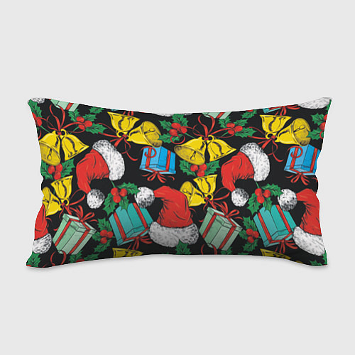 Подушка-антистресс Узор с рождественскими колокольчиками / 3D-принт – фото 2