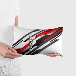 Подушка-антистресс Honda - red and white, цвет: 3D-принт — фото 2
