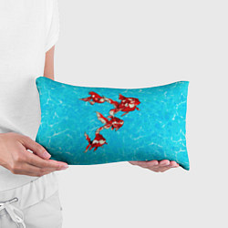 Подушка-антистресс Красная рыбки, цвет: 3D-принт — фото 2