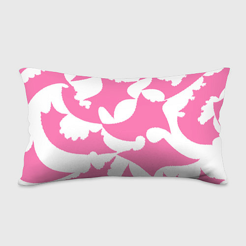 Подушка-антистресс Бело-розовая абстрактная композиция / 3D-принт – фото 2