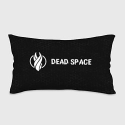 Подушка-антистресс Dead Space glitch на темном фоне по-горизонтали, цвет: 3D-принт