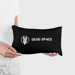 Подушка-антистресс Dead Space glitch на темном фоне по-горизонтали, цвет: 3D-принт — фото 2