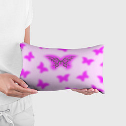 Подушка-антистресс Y2K purple butterfly, цвет: 3D-принт — фото 2