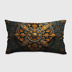 Подушка-антистресс Круглый орнамент в викингском стиле, цвет: 3D-принт