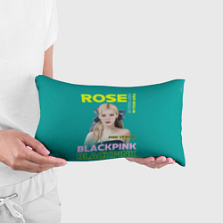 Подушка-антистресс Rose - девушка певица из группы Blackpink, цвет: 3D-принт — фото 2