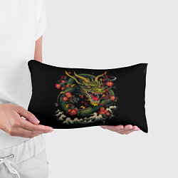 Подушка-антистресс Зеленый дракон, цвет: 3D-принт — фото 2