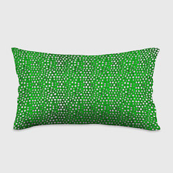 Подушка-антистресс Белые пузырьки на зелёном фоне, цвет: 3D-принт