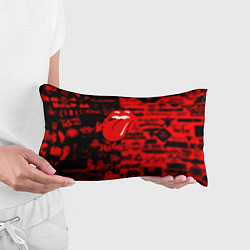 Подушка-антистресс Rolling Stones logo групп, цвет: 3D-принт — фото 2