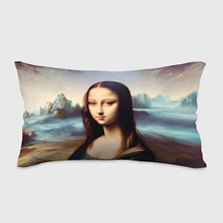 Подушка-антистресс Нейросеть - азиатская Мона Лиза, цвет: 3D-принт