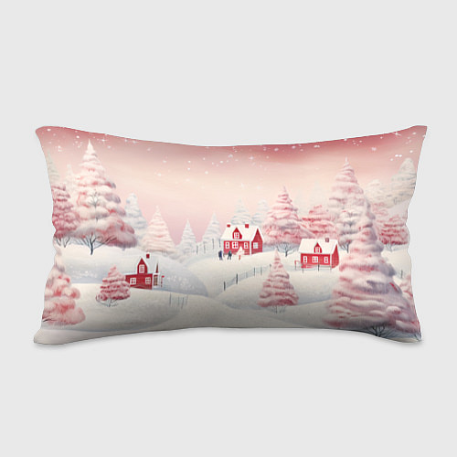 Подушка-антистресс Снежное сияние ночи / 3D-принт – фото 2