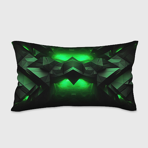 Подушка-антистресс Абстрактное царство зелени / 3D-принт – фото 2