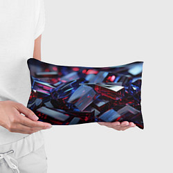 Подушка-антистресс Острые грани прозрачности, цвет: 3D-принт — фото 2