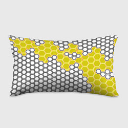 Подушка-антистресс Жёлтая энерго-броня из шестиугольников, цвет: 3D-принт