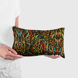 Подушка-антистресс Африканская живопись, цвет: 3D-принт — фото 2