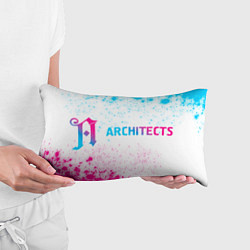 Подушка-антистресс Architects neon gradient style по-горизонтали, цвет: 3D-принт — фото 2