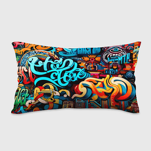 Подушка-антистресс Abstract graffiti - ai art / 3D-принт – фото 2