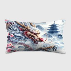 Подушка-антистресс Свирепый японский дракон - искусство, цвет: 3D-принт