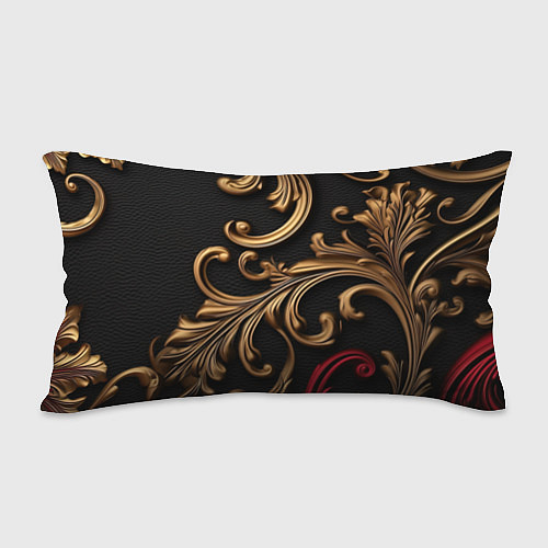 Подушка-антистресс Золотые абстрактные узоры / 3D-принт – фото 2