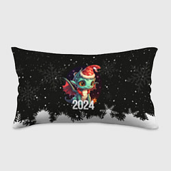 Подушка-антистресс Dragon black new year, цвет: 3D-принт